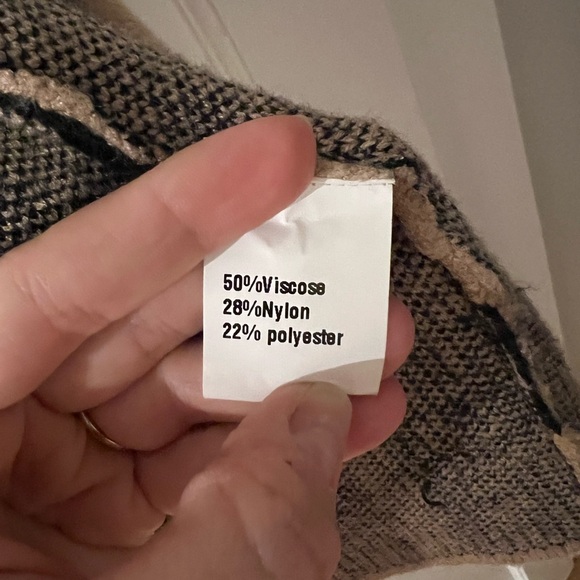 Merokeety trendy cheetah leopard print sweater - size M - Picture 3 of 4